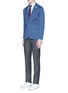Figure View - Click To Enlarge - LARDINI - Slim fit wool pants