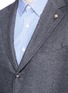 Detail View - Click To Enlarge - LARDINI - 'Leisure' silk cashmere flannel blazer