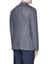 Back View - Click To Enlarge - LARDINI - 'Leisure' silk cashmere flannel blazer