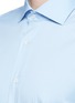 Detail View - Click To Enlarge - LARDINI - Slim fit stretch cotton poplin shirt