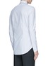 Back View - Click To Enlarge - LARDINI - Diamond stripe jacquard cotton shirt