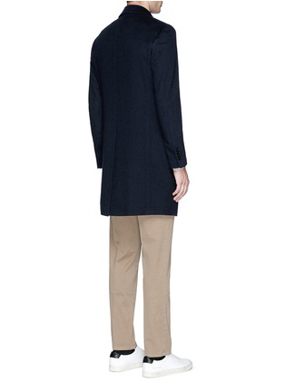 Back View - Click To Enlarge - LARDINI - Cashmere flannel coat