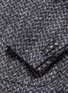  - LARDINI - 'Specialine' chevron stripe wool-cotton bouclé soft blazer