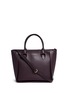 Main View - Click To Enlarge - ALEXANDER MCQUEEN - 'Inside Out' top zip leather shopper tote