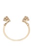 Main View - Click To Enlarge - ALEXANDER MCQUEEN - Star dust twin skull cuff