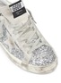 Detail View - Click To Enlarge - GOLDEN GOOSE - 'Superstar' smudged suede glitter low top sneakers