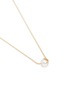 Figure View - Click To Enlarge - SHIHARA - 'Half Pearl 90°' Akoya pearl 18k yellow gold necklace