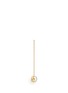 Main View - Click To Enlarge - SHIHARA - 'Half Pearl 90°' akoya pearl 18k yellow gold single earring