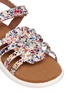 Detail View - Click To Enlarge - 90175 - Tiny Huarache paint splatter print toddler slingback sandals