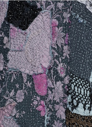 Detail View - Click To Enlarge - BY WALID - 'Gigi' patchwork brocade one of a kind coat