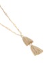 Detail View - Click To Enlarge - ISABEL MARANT - 'Berbere' beaded wood tassel necklace