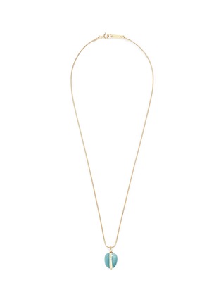 Main View - Click To Enlarge - ISABEL MARANT - Glass stone pendant necklace