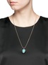 Figure View - Click To Enlarge - ISABEL MARANT - Glass stone pendant necklace