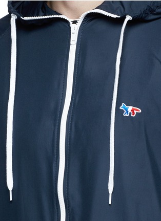 Detail View - Click To Enlarge - MAISON KITSUNÉ - Fox logo embroidery windbreaker jacket