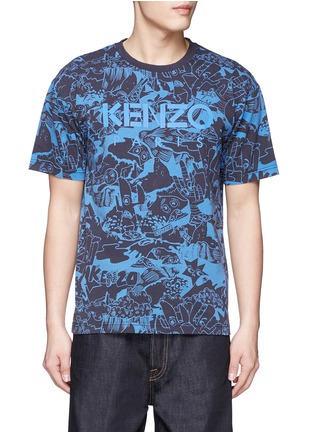 Main View - Click To Enlarge - KENZO - 'Cartoon' print T-shirt