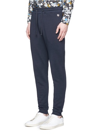 Front View - Click To Enlarge - KENZO - Tiger logo plate sweatpants