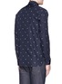 Back View - Click To Enlarge - NEIL BARRETT - Star print poplin shirt