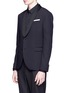 Front View - Click To Enlarge - NEIL BARRETT - Satin lapel tuxedo blazer