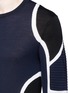 Detail View - Click To Enlarge - NEIL BARRETT - Biker ribbing Merino wool sweater