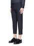Front View - Click To Enlarge - NEIL BARRETT - Bicolour zip cuff pants