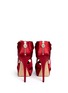Back View - Click To Enlarge - CHARLOTTE OLYMPIA - 'Andrea' silk satin platform sandals