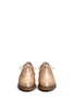 Front View - Click To Enlarge - CHARLOTTE OLYMPIA - 'Stefania' glitter Oxfords