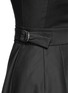 Detail View - Click To Enlarge - ALEXANDER WANG - Inverted pleat cotton twill A-line dress