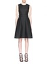 Main View - Click To Enlarge - ALEXANDER WANG - Inverted pleat cotton twill A-line dress