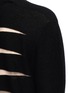 Detail View - Click To Enlarge - ALEXANDER WANG - Cellophane stripe wool-cashmere sweater