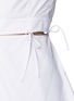 Detail View - Click To Enlarge - ALEXANDER WANG - Waist tie flare poplin shirt dress