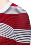 Detail View - Click To Enlarge - ALEXANDER WANG - Tubular stripe crew neck pullover