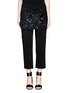 Main View - Click To Enlarge - 3.1 PHILLIP LIM - Floral embellished cropped apron crepe pants