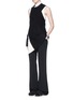 Figure View - Click To Enlarge - 3.1 PHILLIP LIM - Draped wool-yak-cashmere sleeveless knit top