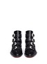 Figure View - Click To Enlarge - GIVENCHY - Buckle stud leather biker ankle boots