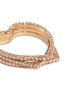 Detail View - Click To Enlarge - REPOSSI - 'Antifer' diamond 18k rose gold three row heart ring