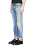 Figure View - Click To Enlarge - DENHAM - 'Razor' distressed slim fit jeans