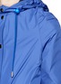 Detail View - Click To Enlarge - ANNA K - Long train hooded nylon jacket