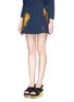 Front View - Click To Enlarge - ANNA K - Match flame embroidery cotton skirt