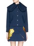 Main View - Click To Enlarge - ANNA K - 'Little Match Girl' embroidery oversize collar cotton jacket