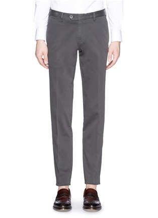 Main View - Click To Enlarge - ISAIA - Cotton slim fit chinos
