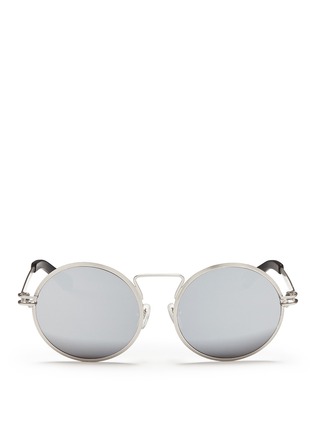 Main View - Click To Enlarge - ANDERNE - 'Maybe This Time' round metal sunglasses