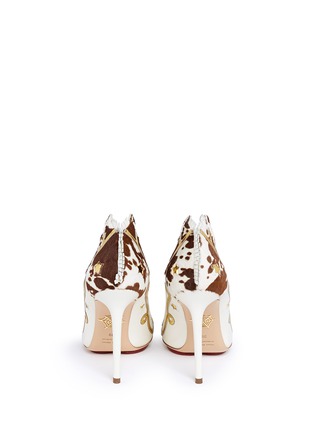Back View - Click To Enlarge - CHARLOTTE OLYMPIA - 'Giddy Up' horse appliqué leather pumps