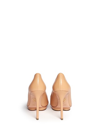 Back View - Click To Enlarge - CHARLOTTE OLYMPIA - 'Debbie' leather platform pumps