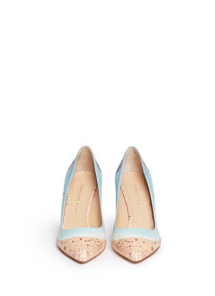 Figure View - Click To Enlarge - CHARLOTTE OLYMPIA - 'Panoramic Desirée' canyon print leather pumps