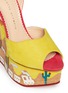 Detail View - Click To Enlarge - CHARLOTTE OLYMPIA - 'Wild, Wild Wedge' suede platform sandals