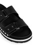 Detail View - Click To Enlarge - FABIO RUSCONI - 'Beta' stud leather slide sandals