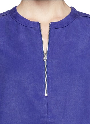 Detail View - Click To Enlarge - ACNE STUDIOS - Twist zip-front dress