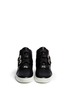 Figure View - Click To Enlarge - MICHAEL KORS - 'Robin' high top leather sneakers