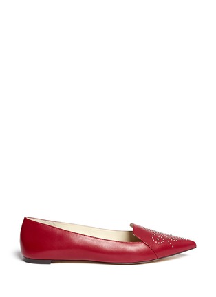 Main View - Click To Enlarge - MICHAEL KORS - 'Sofie' rivet leather flats