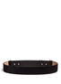 Back View - Click To Enlarge - MAISON BOINET - Double closure calf hair leather belt